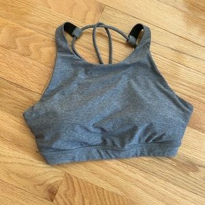 Lululemon Heathered Gray Sport Bra Size 2